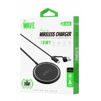 Wave WA-263 Magsafe Wireless Charger 3in1 15W (Black) -US