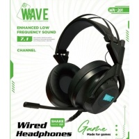 Wave WA-201 Gaming Headphones with surround sound and Shake Mode - EM