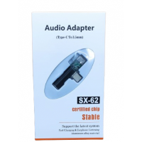 SX-62 Audio Adapter 2 in1 Type-C To 3.5mm