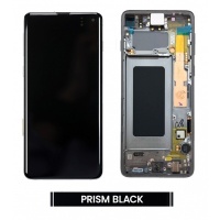 Samsung Galaxy S10 (SM-G973F) Pulled LCD Display Assembly With Frame (Prism Black)
