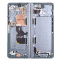 Samsung Galaxy Z Fold4 Pulled LCD Display Assemble With Frame (Gray / Green)