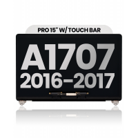 MacBook Pro Touch Bar 15'' 2016-2017 (A1707) OEM Complete LCD Display Assembly (Silver)