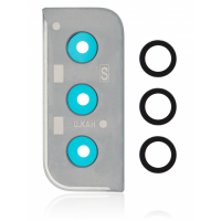 Samsung Galaxy S21 Plus (G996B) Back Camera Lens With Cover Bezel Ring (Phantom Silver) - C