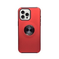 Wave Armor Ring Case - iPhone 12 Mini - Red