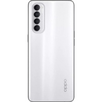 Oppo Reno4 Pro Back Cover + Camera Glass Lens (White)