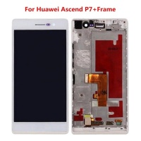 Huawei Ascend P7 LCD Display Assembly With Frame (White)