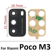 Xiaomi Poco M3 Back Camera Glass Lens Set (Only Glass)