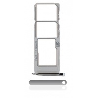 Motorola Moto G7/G7 Plus (XT1962 - XT1965) Dual Sim Card Tray (Silver)