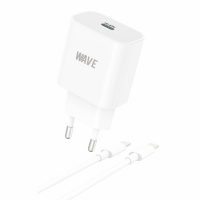 Wave HP6-30 PD Travel Charger With Type-C to Lightning Cable 20W