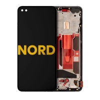 OnePlus Nord Service Pack LCD Display Assembly With Frame (Gray )