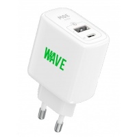 Wave Quick Wall Charger With Type-C & USB Port 30W (NP30)