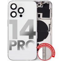 Apple iPhone 14 Pro Pulled Mid-Frame Housing with Parts No Battery (White)