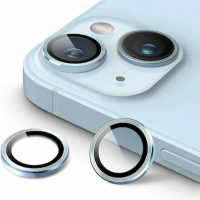 Wave Camera lens Protector (Shield) iPhone 15/15 Plus (Blue)