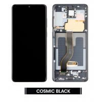 Samsung Galaxy S20 Plus (SM-G985) service pack LCD Display Assembly With Frame (Cosmic Black)