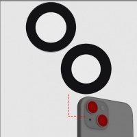 IPHONE 15 / 15 PLUS BACK CAMERA LENS (GLASS ONLY) -U