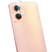 Oppo A96 5G Back Cover With Camera Glass Lens (Pink)