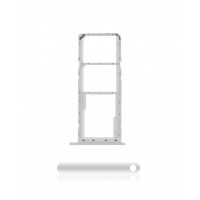 Samsung Galaxy A11 (A115F) Dual Sim Card Tray (White) - LS