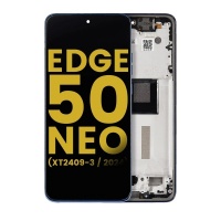 Motorola Edge 50 Neo Service Pack LCD Display With Frame (Blue)