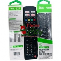Wave WA-227 Universal Multifunction For All TV Remote Control LED/ LCD -G