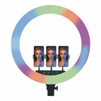 Wave WA-327 RGB LED Ring Light 22-Inch with Remote Control & Soft Lighting for Photography & Video