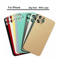 Big Hole Battery Back Glass Cover Replacement iPhone 13 Mini - Pink