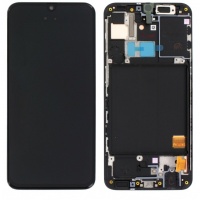 Samsung Galaxy A40 (A405F) service pack LCD Display Assembly With Frame (Black)