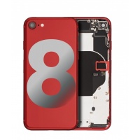 Apple iPhone 8 Refurbished Mid-Frame Housing with Parts (Red)