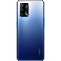 Oppo A74 4G Back Cover+Camera Glass Lens (Blue)