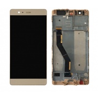 Huawei P9 Plus LCD Display Assembly With Frame (Gold)
