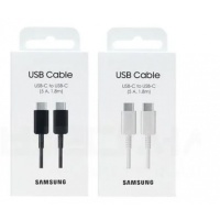 Samsung Fast Data & Charging Cable USB-C to USB-C 1M (Black & White) - Black