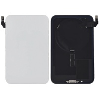 Achter Glas voor iPhone 17 Pro Max Met Metaal Stalen plaat+magneet+NFC - Zilver