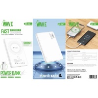 Wave WA-347 Wireless MagSafe 15W & Type-C Output Power Bank 5000 mAh 