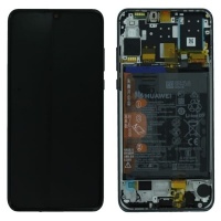 Huawei P30 Lite NEW EDITION service pack LCD Display Assembly With Frame Inc. Battery (Black)