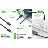Wave WA-354 Type-C to Type-C Data Cable 1M (Black)