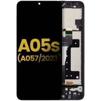 Samsung Galaxy A05s (A057F) Original LCD Display Assembly With Frame (Black)