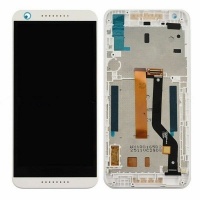 HTC Desire 626 LCD Display Assembly With Frame (White)