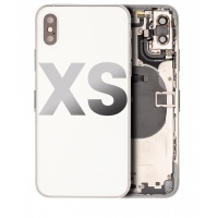 iPhone XS Pulled Mid-Frame Housing with Parts No Battery (White)