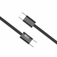 Wave WA-355 Type-C to Type-C Cable 1M Fast Charging (60 Wat) (Black)