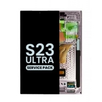 Samsung Galaxy S23 Ultra 5G (SM-S918B) Service Pack Assembly LCD Scherm Met Frame (Levander)
