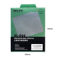 RELIFE RL-044 IPZ8 For iPhone 13 Series BGA Reballing Stencils Middle Layer Ball Planting Steel Mesh