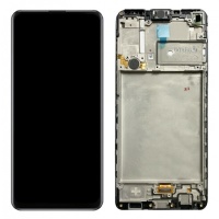Samsung Galaxy A21s (A217F) service pack LCD Display Assembly With Frame (Black)