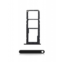 Samsung Galaxy A11 (A115F) Dual Sim Card Tray (Black) - U