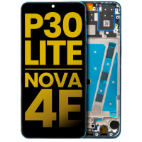 Huawei P30 Lite LCD Display Assembly With Frame (Blue)