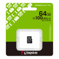 Kingston 64GB MicroSD Card Class 10 Canvas Select Plus
