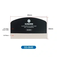 SUNSHINE SS-064B Removing Bubble Scraper For TPU Tempered Glass Screen Protector