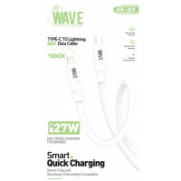 Wave WA-213 Type-C to Lightning 27W data Cable Smart Quick Charging 1M - A