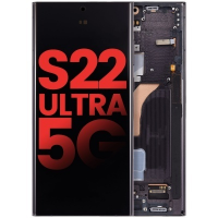 Samsung Galaxy S22 Ultra 5G ORIGINAL SIZE OLED LCD Scherm Met Frame (Groen)