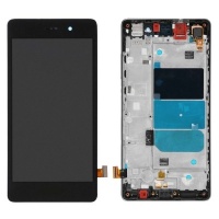 Huawei P8 Lite LCD Display Assembly With Frame (Black)