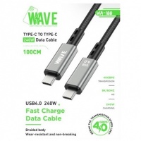 Wave WA-188 Type-C to Type-C 240W data Cable 1M -LE