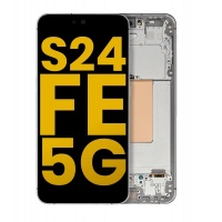 Samsung Galaxy S24 FE (SM-S721) Service Pack LCD Display With Frame (Gray/ White/ Blue/ Mint)
